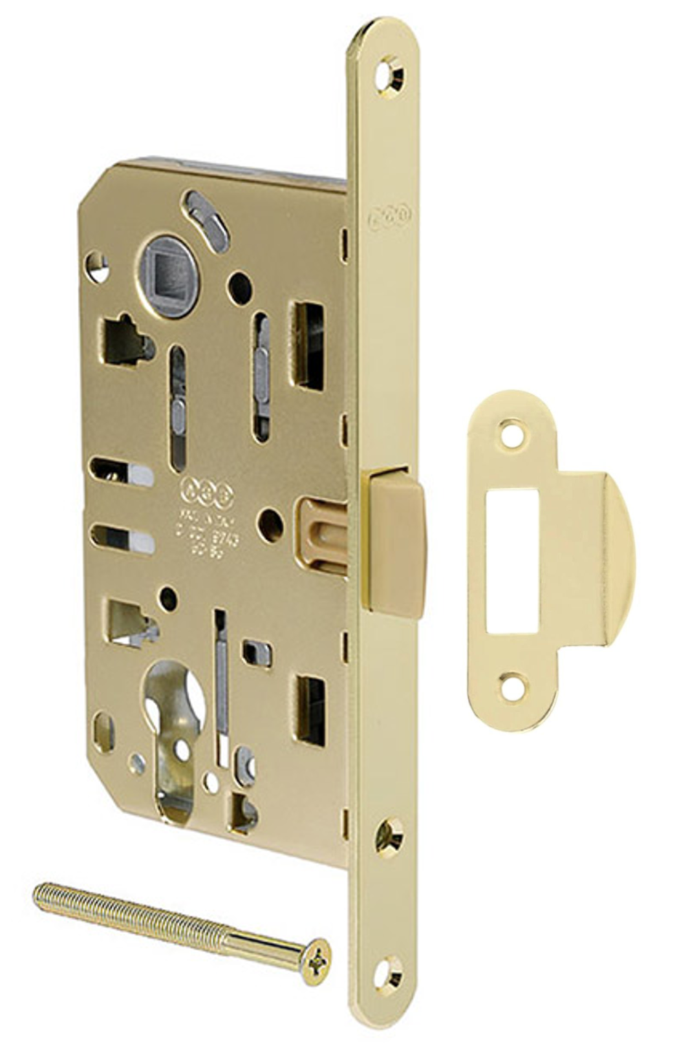 CERRADURA DE SEGURIDAD L4 EVOLUTION (Puertas Interiores) 50mm.BRONCEADA (ITALIA)