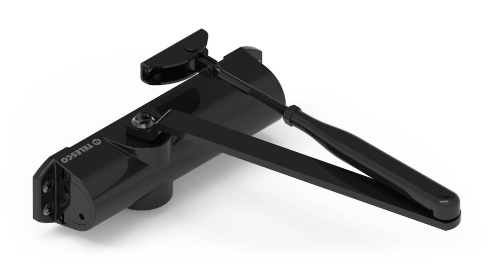 CIERRAPUERTAS HIDRAULICO DELTA 1800 NEGRO (ESPAÑA) TRAFICO MEDIO