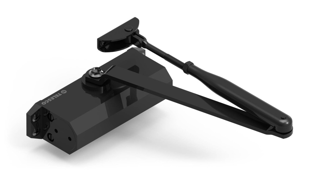 CIERRAPUERTAS HIDRAULICO COMPACT 1000 NEGRO (ESPAÑA) TRAFICO MEDIO