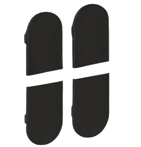 KIT TAPAS BISAGRA CIERRAPUERTA ECLIPSE 3.2 HD SELF NEGRO MATE (ITALIA)