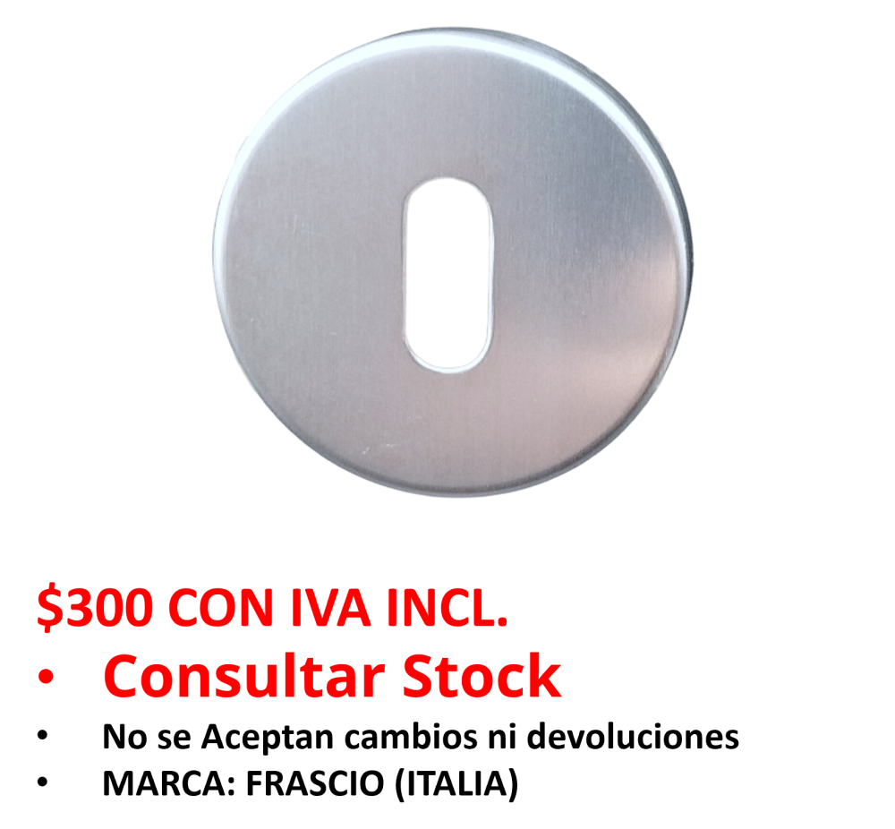 ROSETA NORMAL 50mm ALUMINIO F1 (Venta hasta agotar stock)