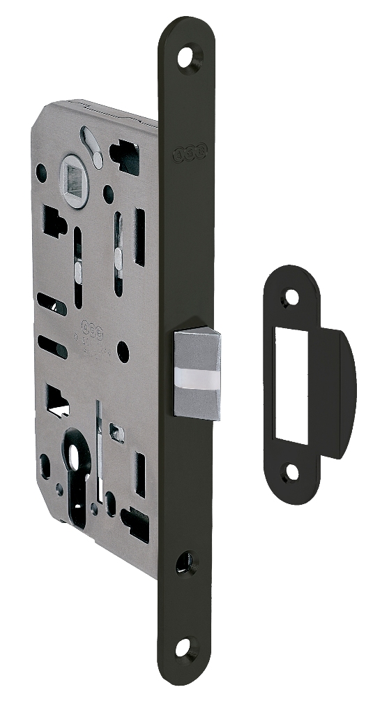 CERRADURA DE SEGURIDAD L4 EVOLUTION (Puertas Interiores) 50mm.BLACK MATT (ITALIA)