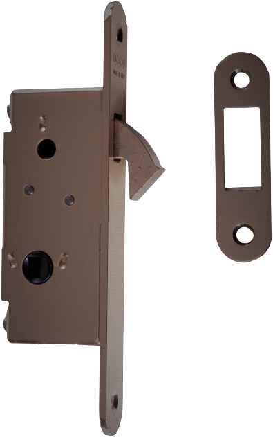 CERRADURA DE CORREDERA CON SEGURO BAÑO L6 BCE ANTIGUO RED