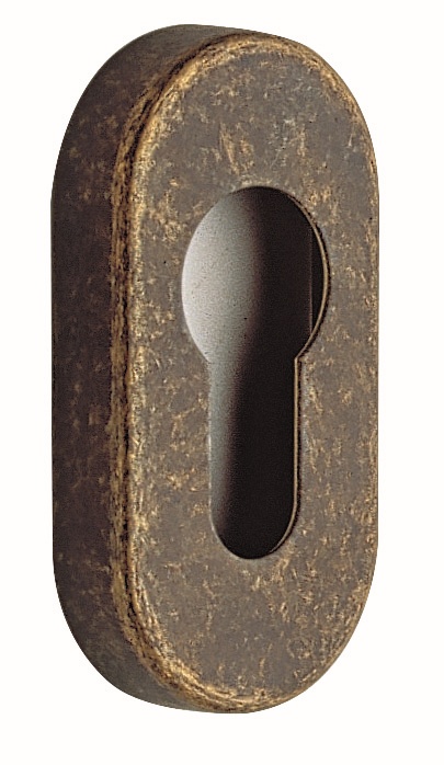 ROSETA CON BASE 62x32mm. BRONCE OXIDADO (Venta hasta agotar stock)