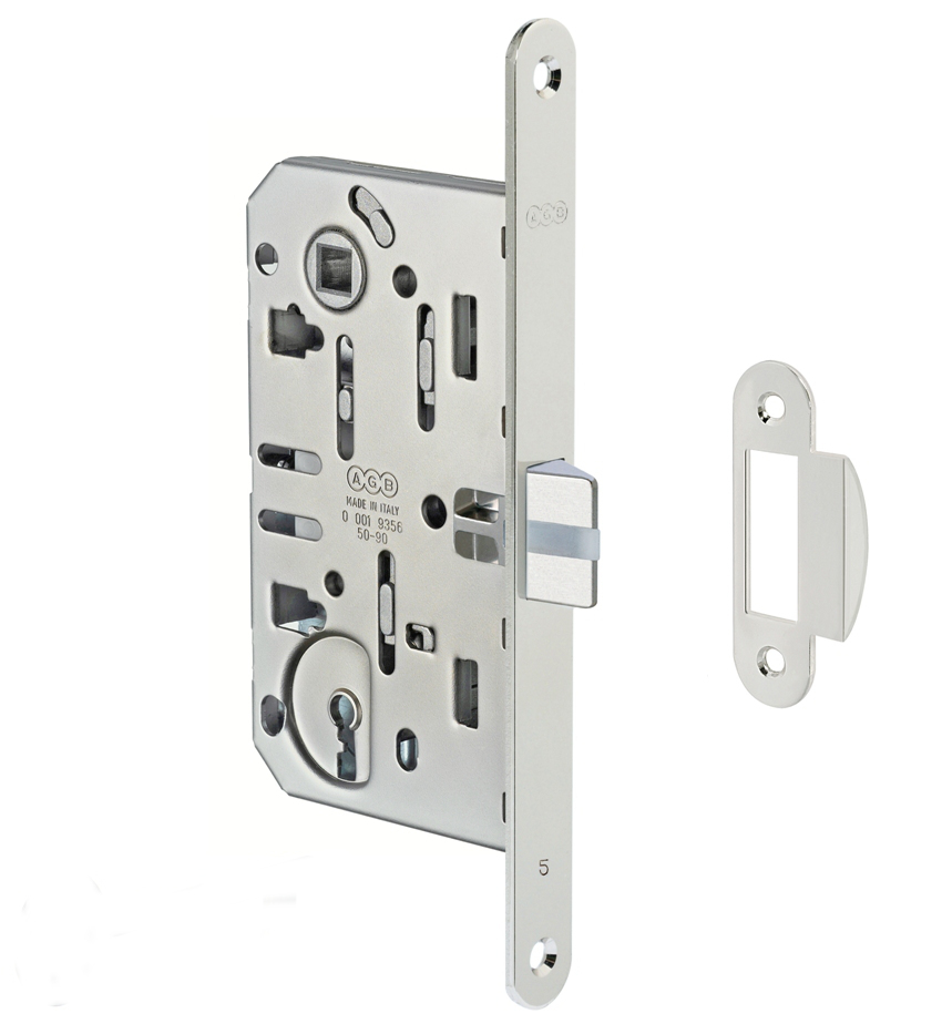 CERRADURA L1 EVOLUTION ( LLAVE NORMAL) o L3 EVOLUTION ( SIMPLE PASO) NIQUELADA 50mm